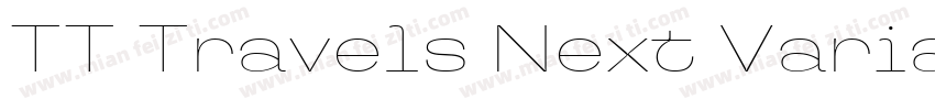 TT Travels Next Variable字体转换